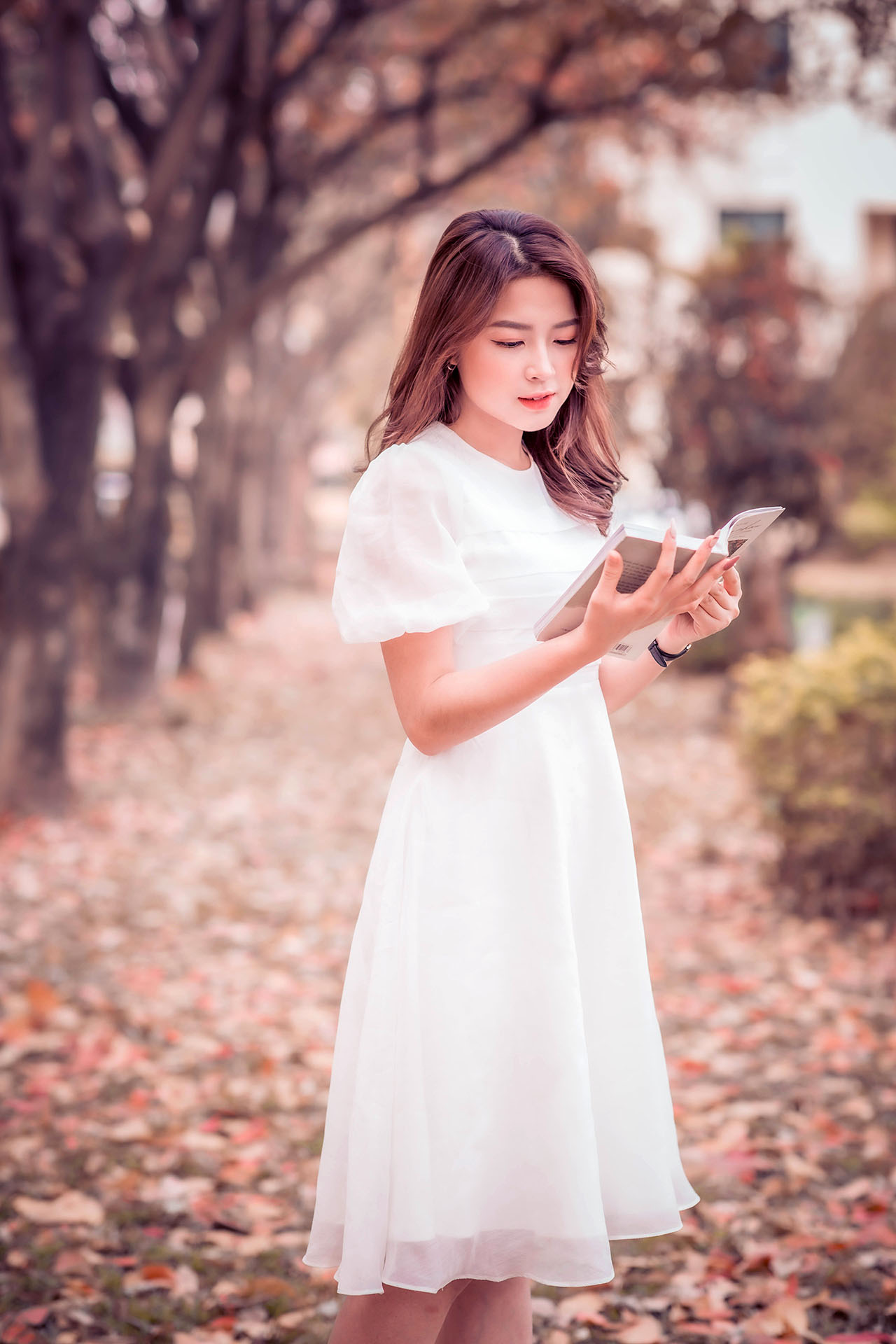 thiếu nữ trên con đường tình yêu