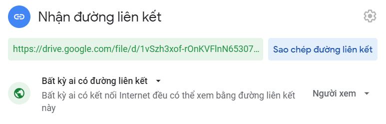 chia sẻ google drive